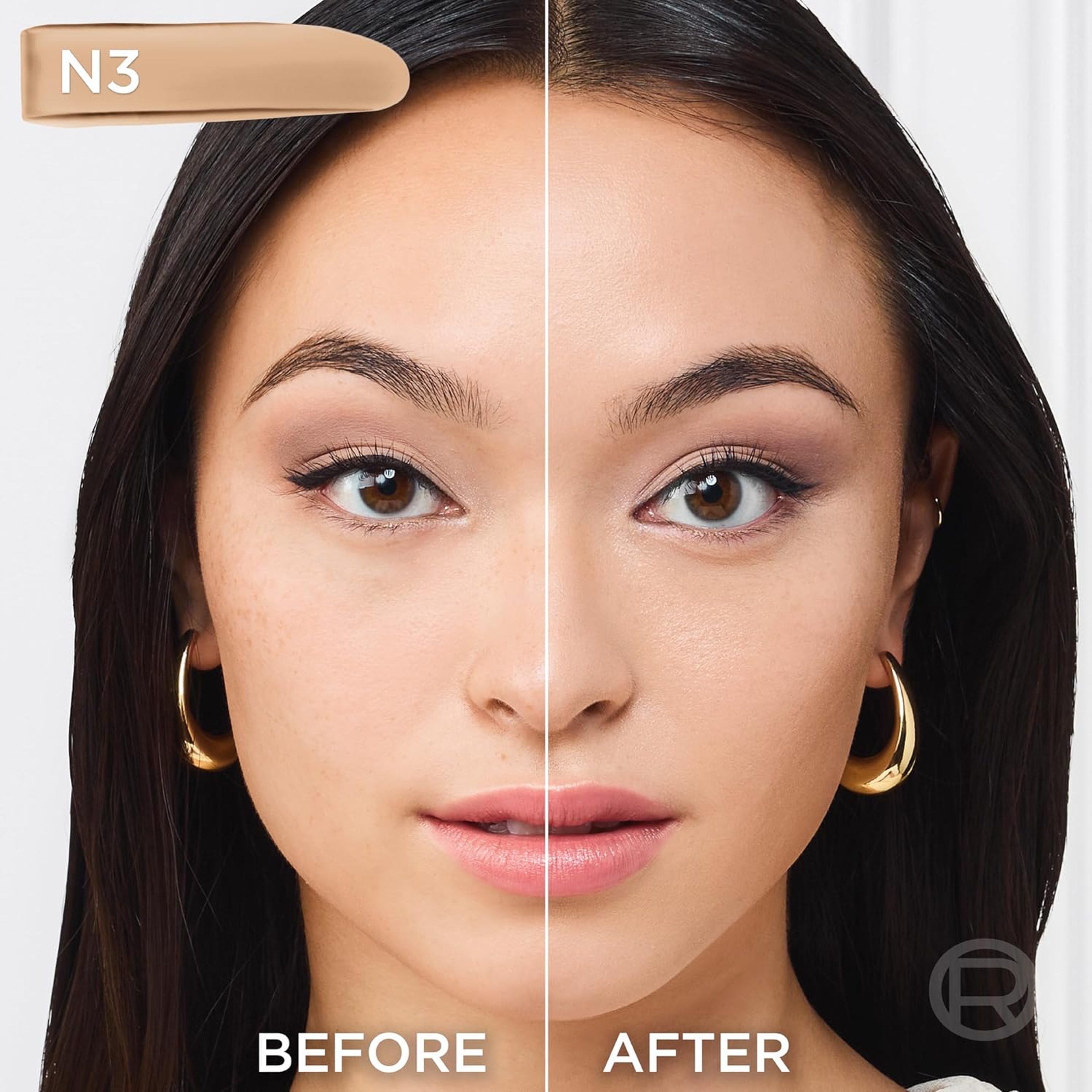 L'Oreal Paris True Match Super-Blendable Foundation - Medium Coverage Liquid Foundation - N3 Light Medium 1 fl.oz 2