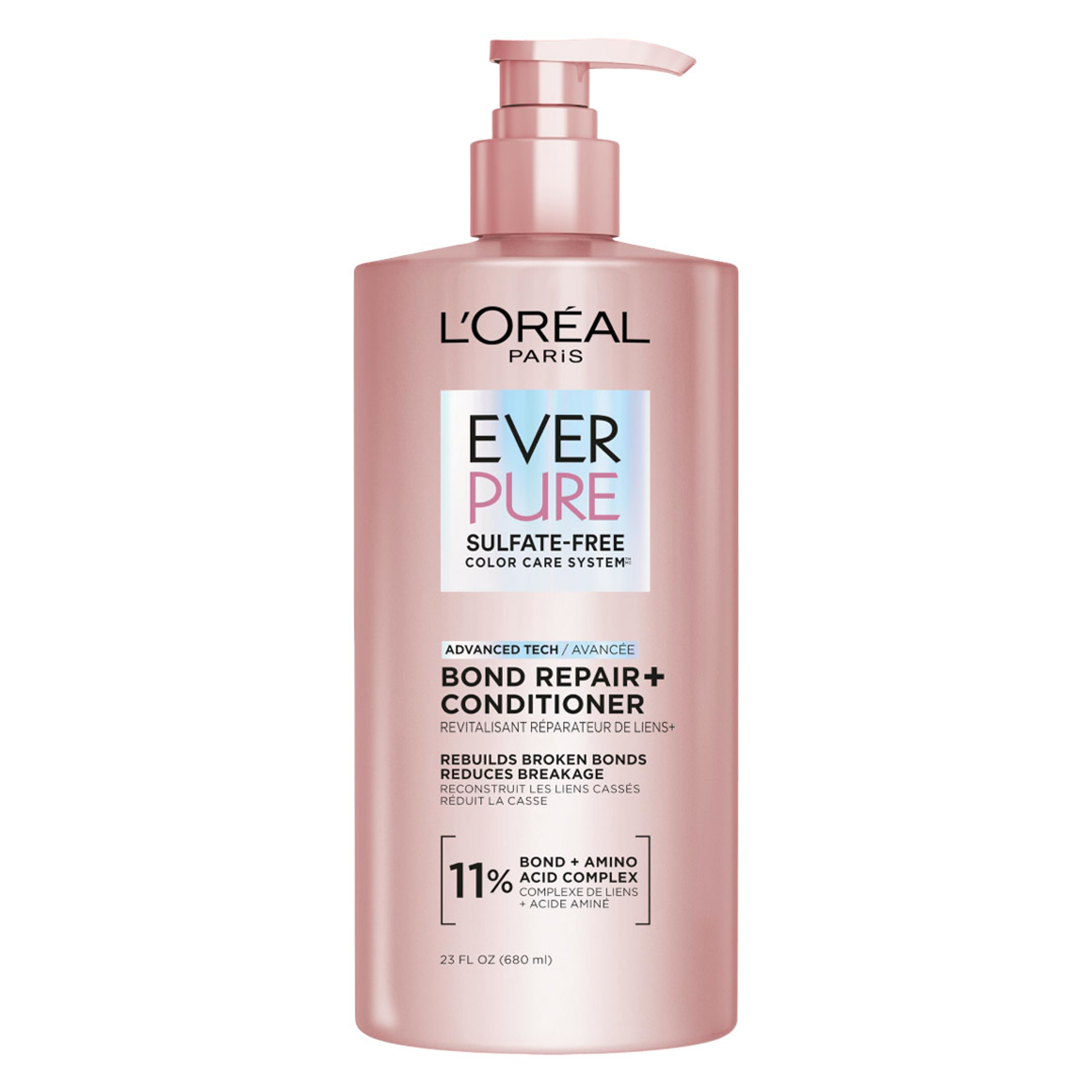 L'Oreal Paris EverPure Bond Repair+ Conditioner 23 fl.oz - Strengthens & Repairs Damaged, Color-Treated Hair 1