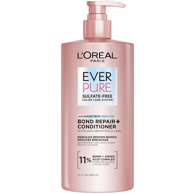 L'Oreal Paris EverPure Bond Repair+ Conditioner 23 fl.oz - Strengthens & Repairs Damaged, Color-Treated Hair