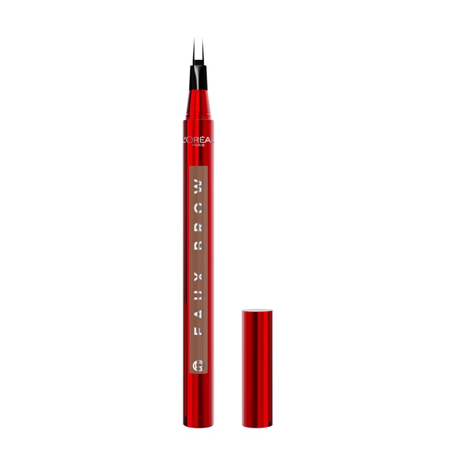 L'Oreal Paris Faux Brow Hair-Like Brow Filling Pen - Eyebrow Pen with Double-Brush Tip - Blonde 0.03 fl.oz