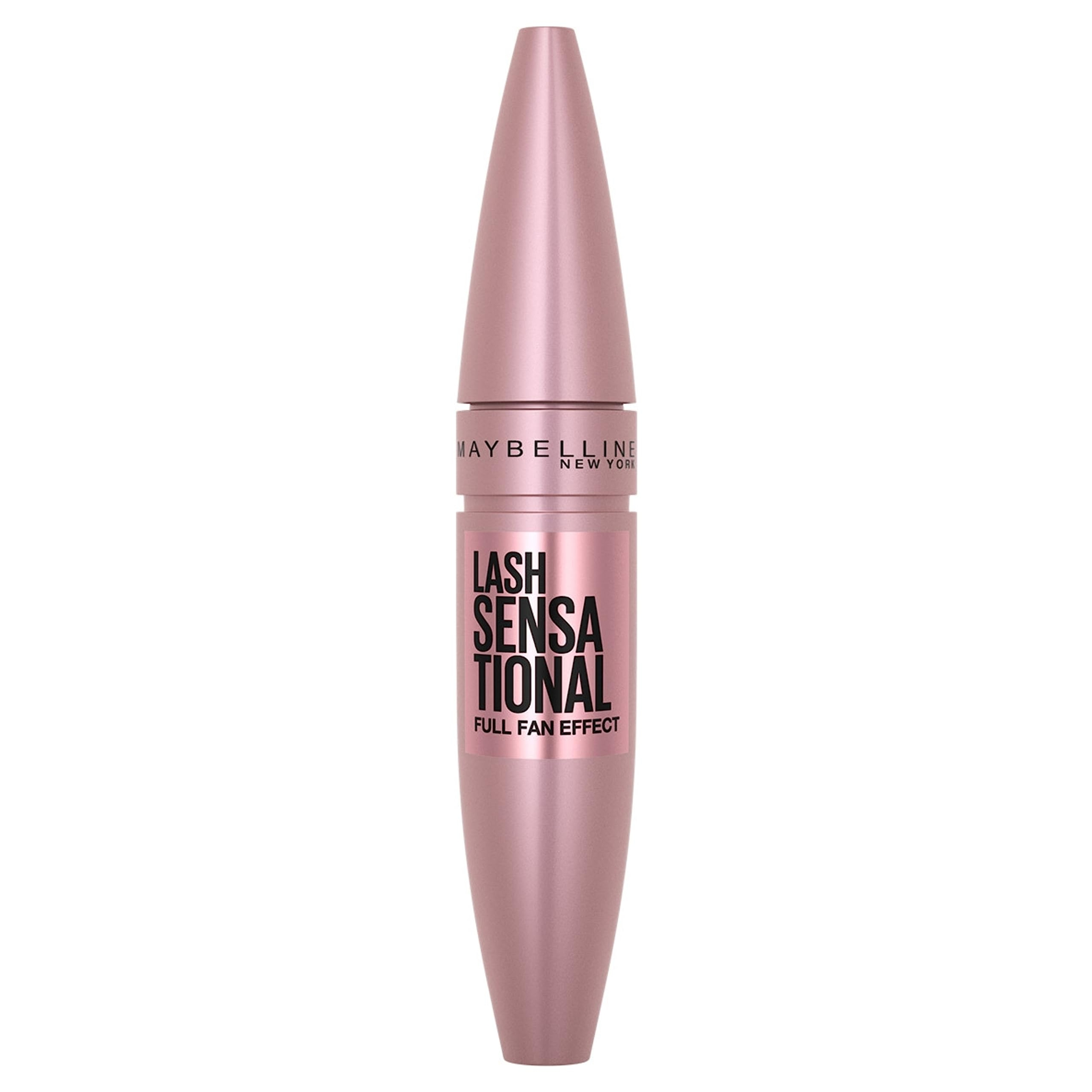 Maybelline Lash Sensational Washable Mascara, Blackest Black, 0.32 fl.oz - Lengthening & Volumizing Full Fan Effect 1