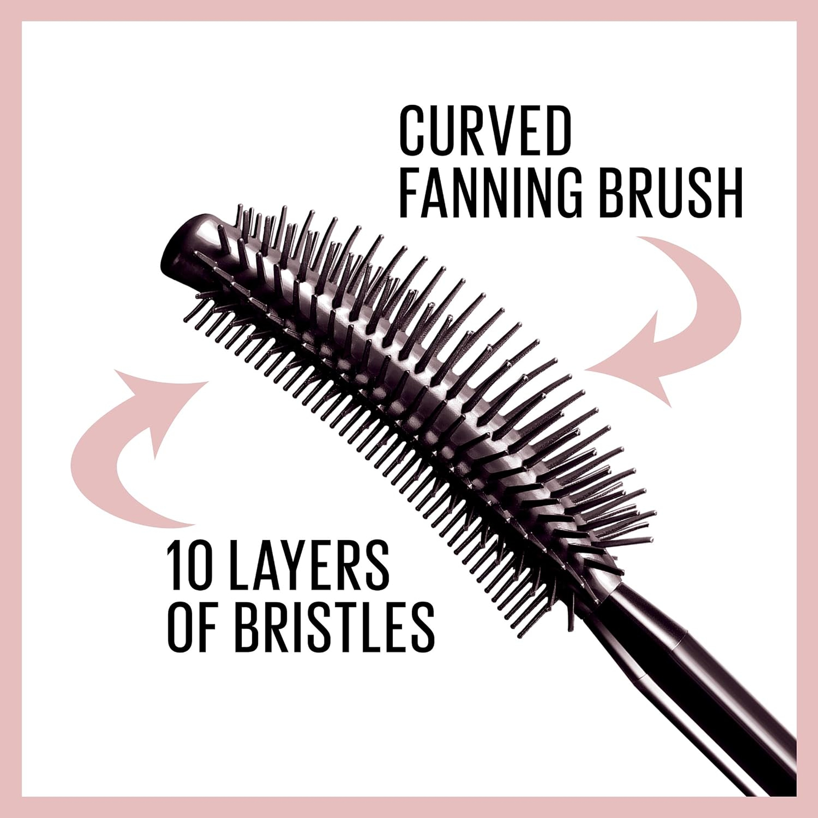 Maybelline Lash Sensational Washable Mascara, Blackest Black, 0.32 fl.oz - Lengthening & Volumizing Full Fan Effect 3