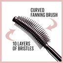 Maybelline Lash Sensational Washable Mascara, Blackest Black, 0.32 fl.oz - Lengthening & Volumizing Full Fan Effect 3