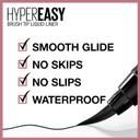 Maybelline Hyper Easy Liquid Eyeliner, Pitch Black, 1 Count - Waterproof, No-Skip Pen Eyeliner with Satin Finish 2