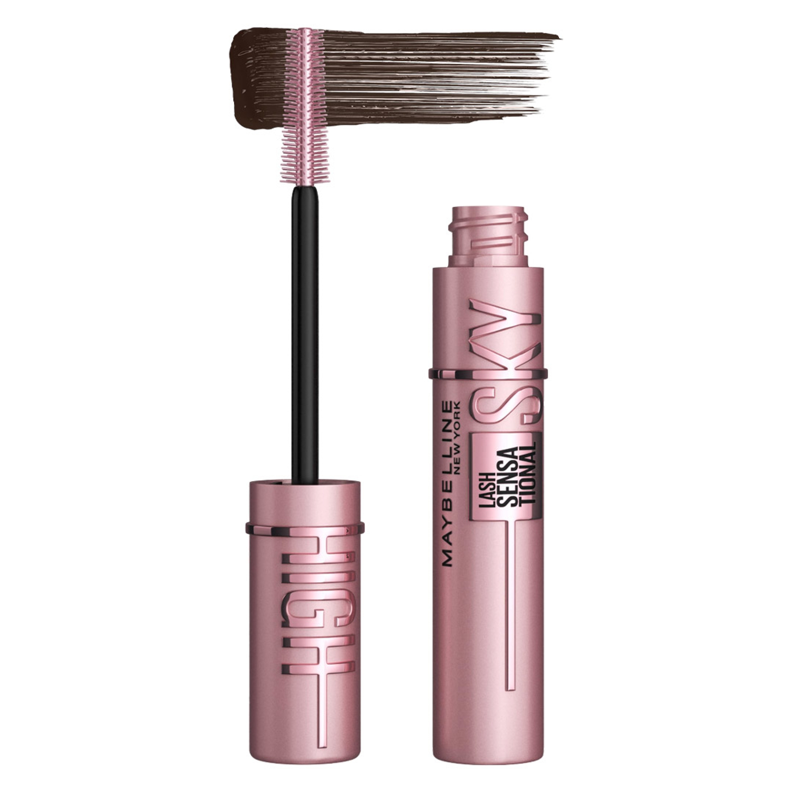 Maybelline Lash Sensational Sky High Mascara, True Brown, 0.24 fl.oz - Washable Lengthening & Volumizing Mascara 1