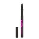 Maybelline Eyestudio Master Precise All Day Liquid Eyeliner, Satin Black, 1 Count - Long-lasting Waterproof Eyeliner 1