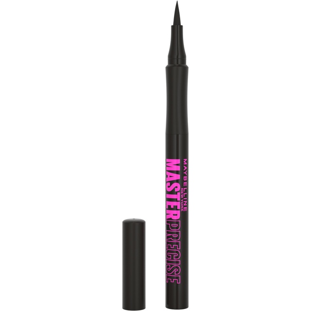Maybelline Eyestudio Master Precise All Day Liquid Eyeliner - Long-lasting Waterproof Eyeliner - Satin Black