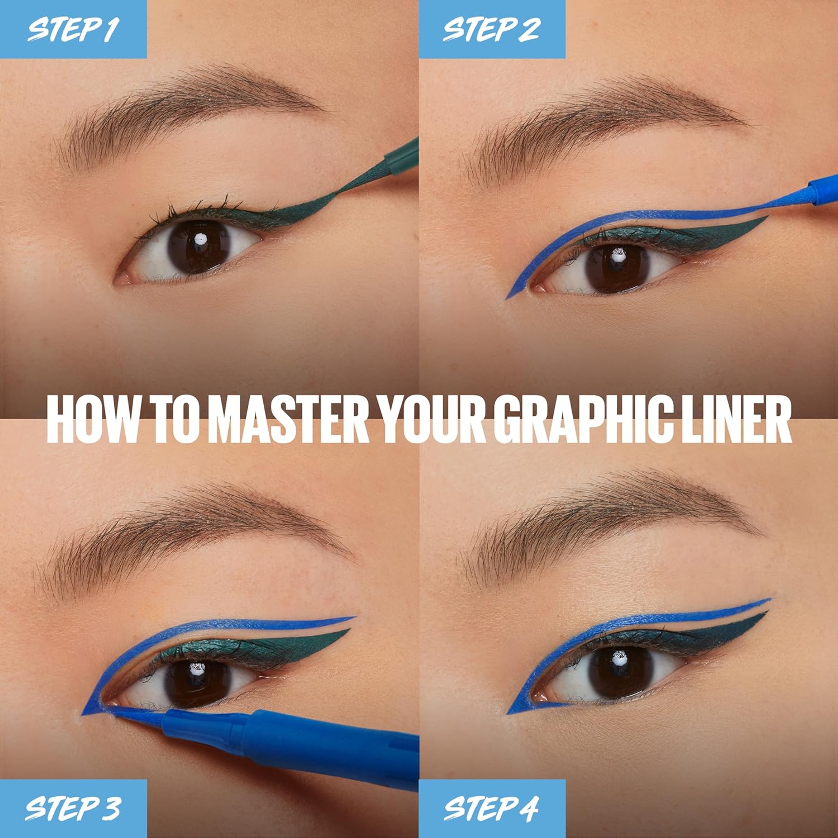 Maybelline Eyestudio Master Precise All Day Liquid Eyeliner - Long-lasting Waterproof Eyeliner - Satin Black 7