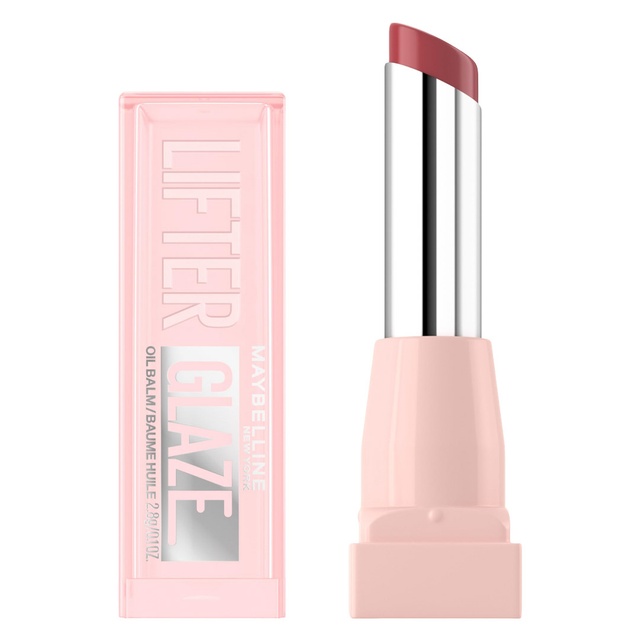 Maybelline Lifter Glaze Oil Balm, Berry Haze, 0.1 oz - Smooth & Glowy Hydrating Lip Balm with Hyaluronic Acid