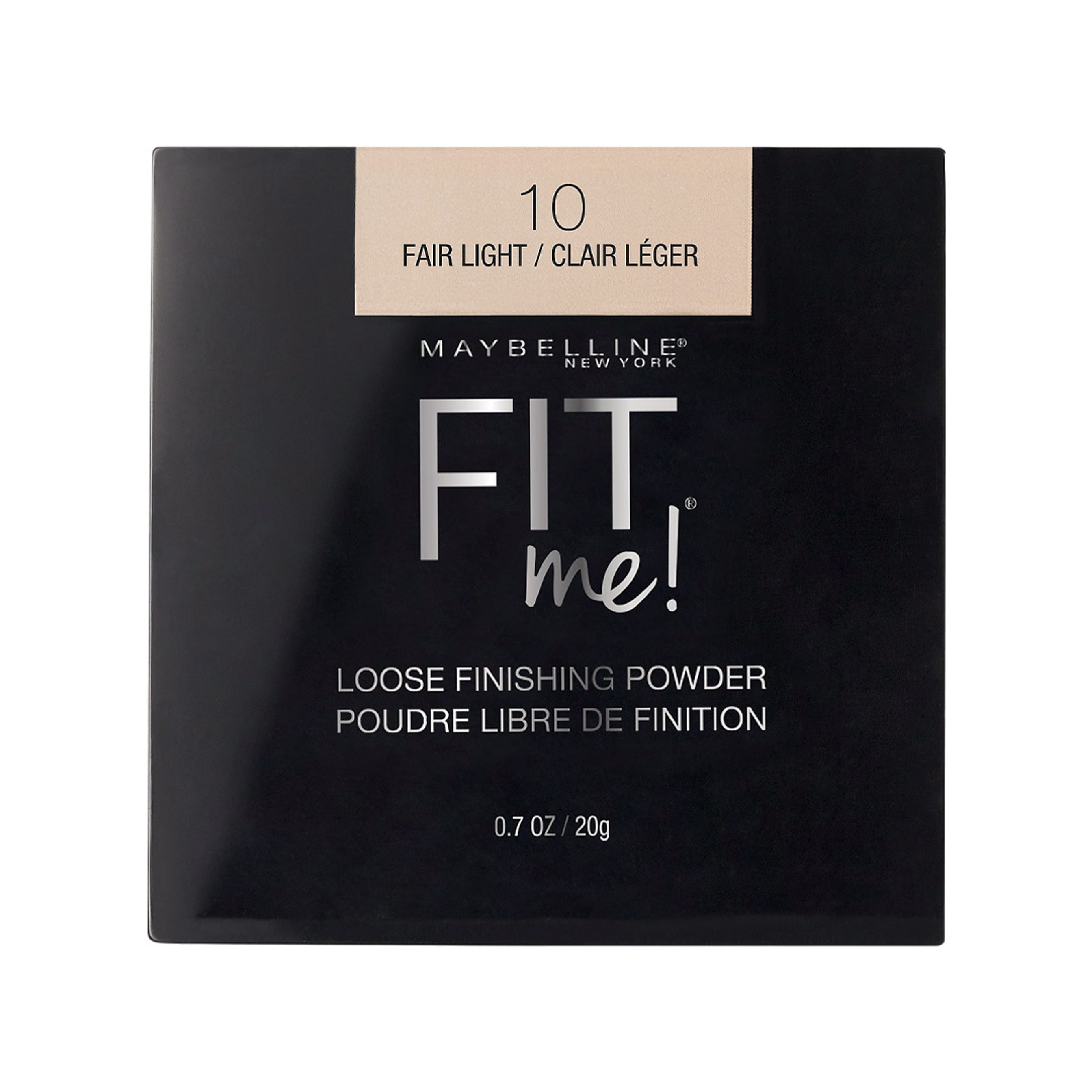 Maybelline Fit Me Loose Finishing Powder, 10 Fair Light, 0.7 oz - Setting Powder Controls Shine & Smooths Skin 1