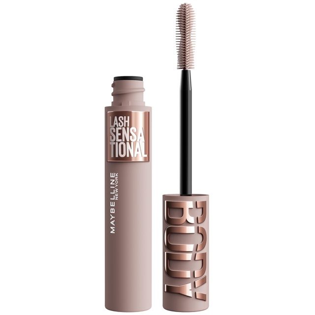 Maybelline Lash Sensational Body Washable Mascara​ - Full Volume Lifting Mascara - Blackest Black