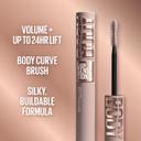 Maybelline Lash Sensational Body Washable Mascara​ - Full Volume Lifting Mascara - Blackest Black 4