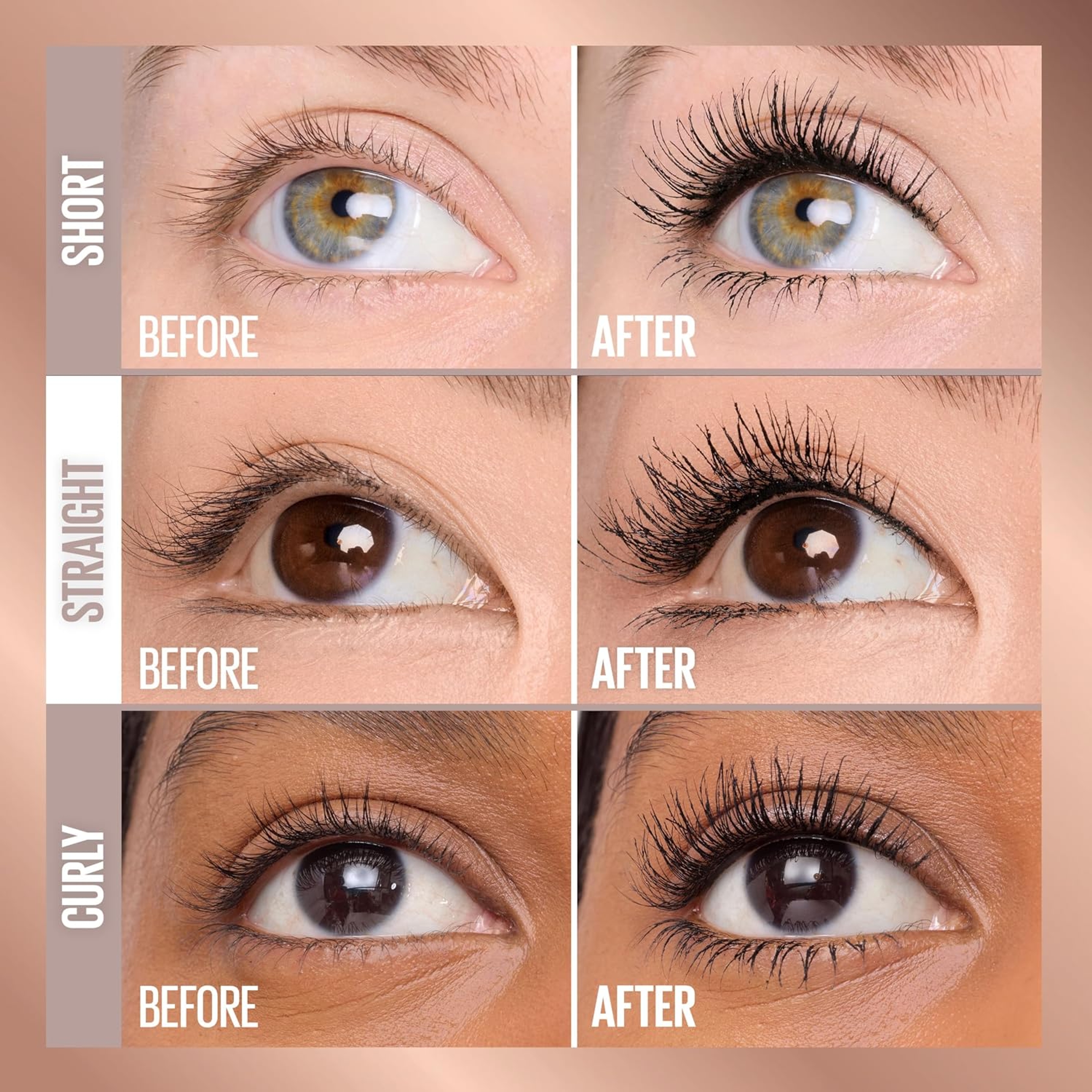 Maybelline Lash Sensational Body Washable Mascara​ - Full Volume Lifting Mascara - Blackest Black 5