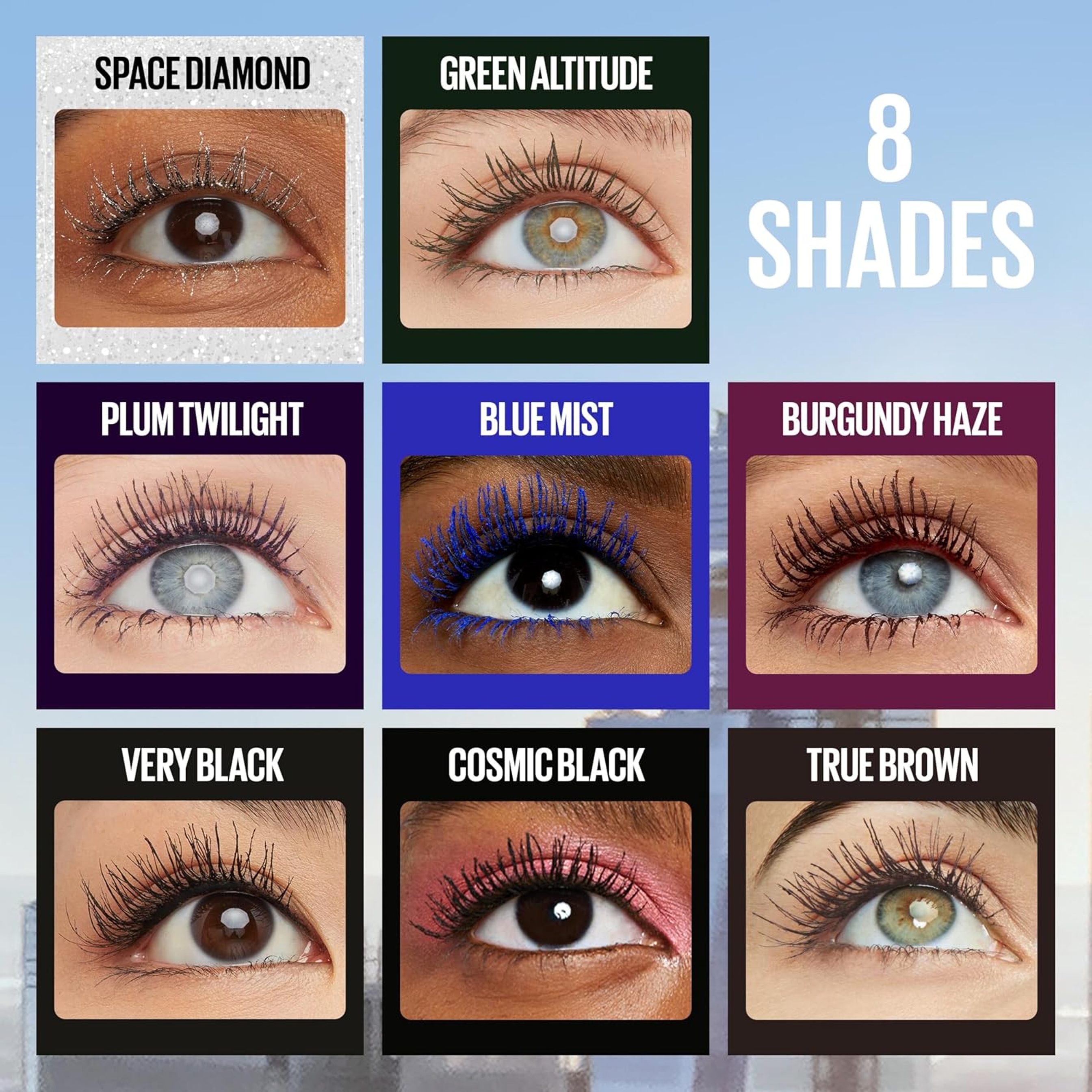 Maybelline Lash Sensational Sky High Mascara, Plum Twilight, 0.24 fl.oz - Washable Lengthening & Volumizing Mascara 6