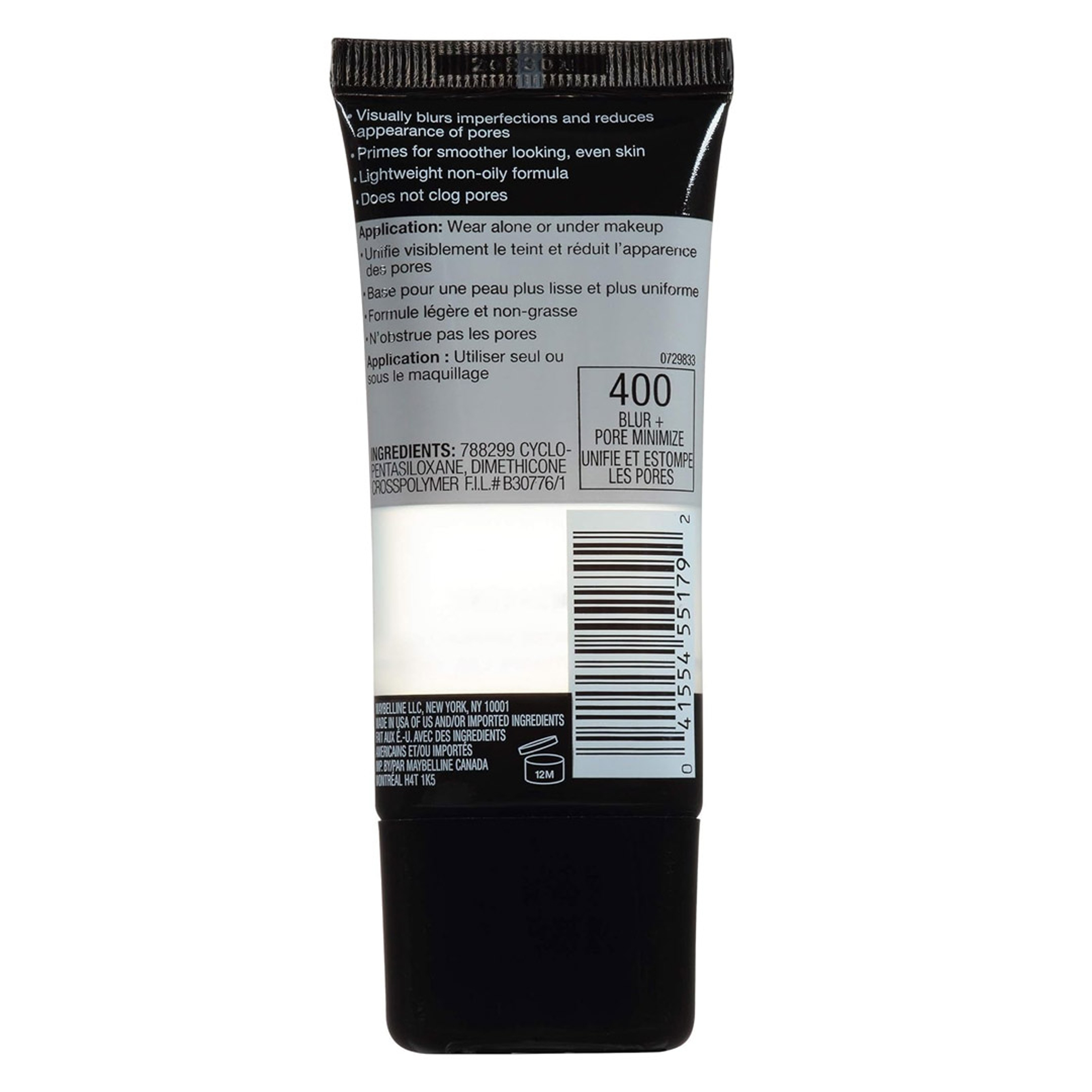 Maybelline Facestudio Master Prime Primer, Blur + Pore Minimize, 1 fl.oz - Refines Skin for All-Day Makeup Wear 4