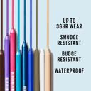 Maybelline Tattoo Studio Sharpenable Longwear Eyeliner Pencil, Bold Brown, 1 Count - Waterproof, Up to 36HR Liner Impact 3