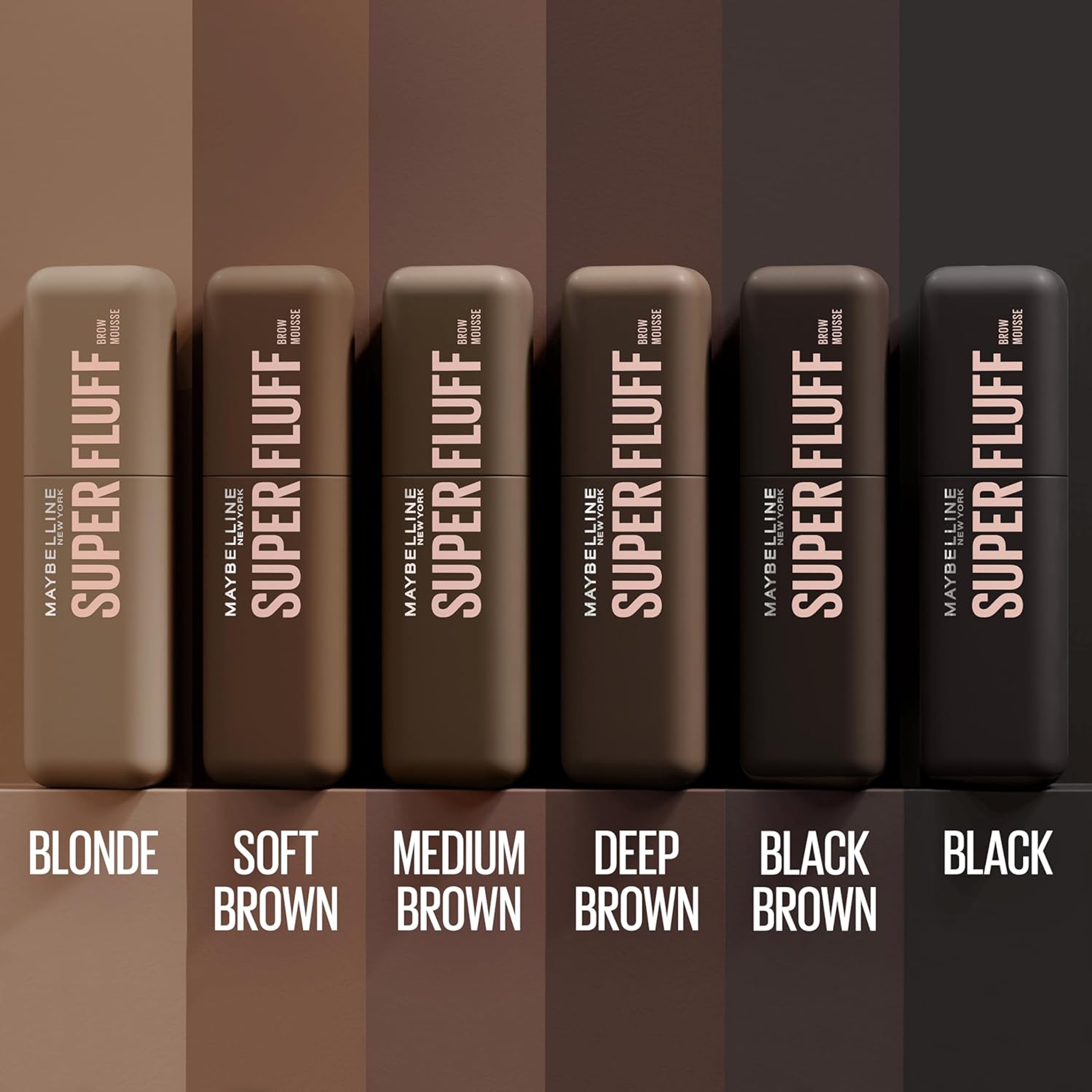 Maybelline Superfluff Brow Mousse, Soft Brown, 0.169 fl.oz - All Day Tinted Brow Gel for Soft Full Brows 6