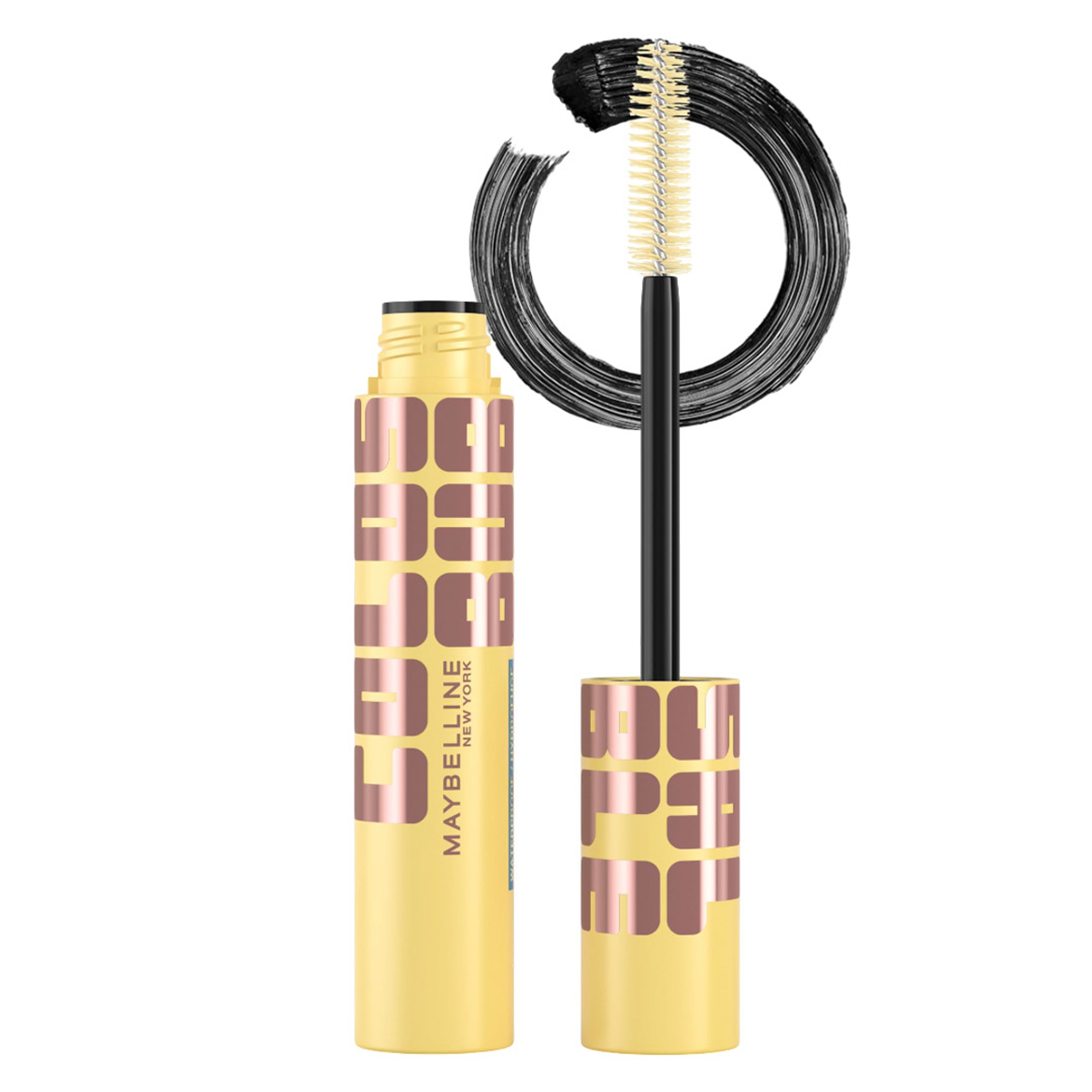 Maybelline Colossal Bubble Waterproof Mascara, Very Black, 1 Count - Buildable, Sleek Lash Volume for Up to 24HR Wear 1