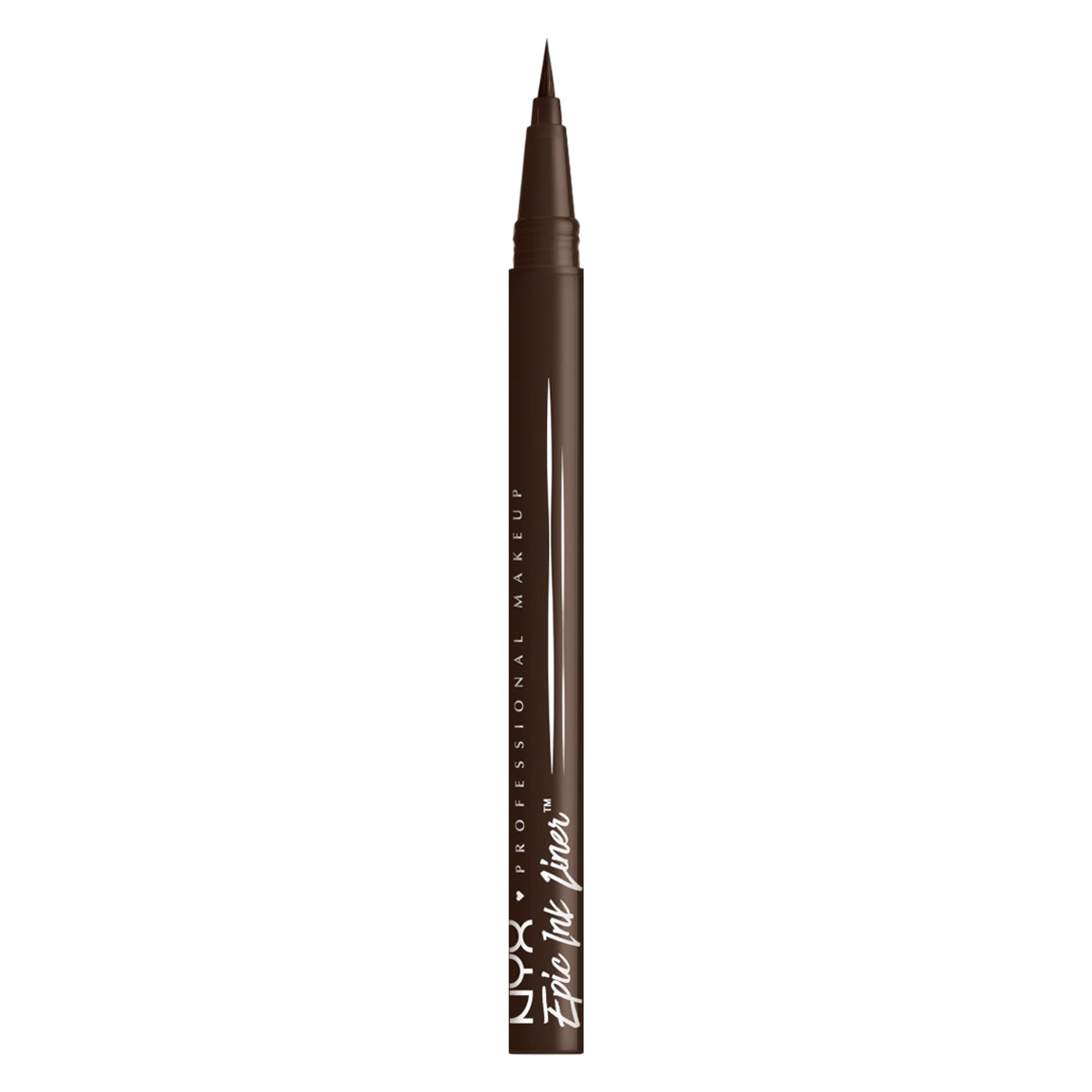 NYX Professional Makeup Epic Ink Liner, Dark Chocolate, 1 Count - Waterproof Liquid Eyeliner with Vegan Formula 1