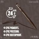 NYX Professional Makeup Epic Ink Liner, Dark Chocolate, 1 Count - Waterproof Liquid Eyeliner with Vegan Formula 5
