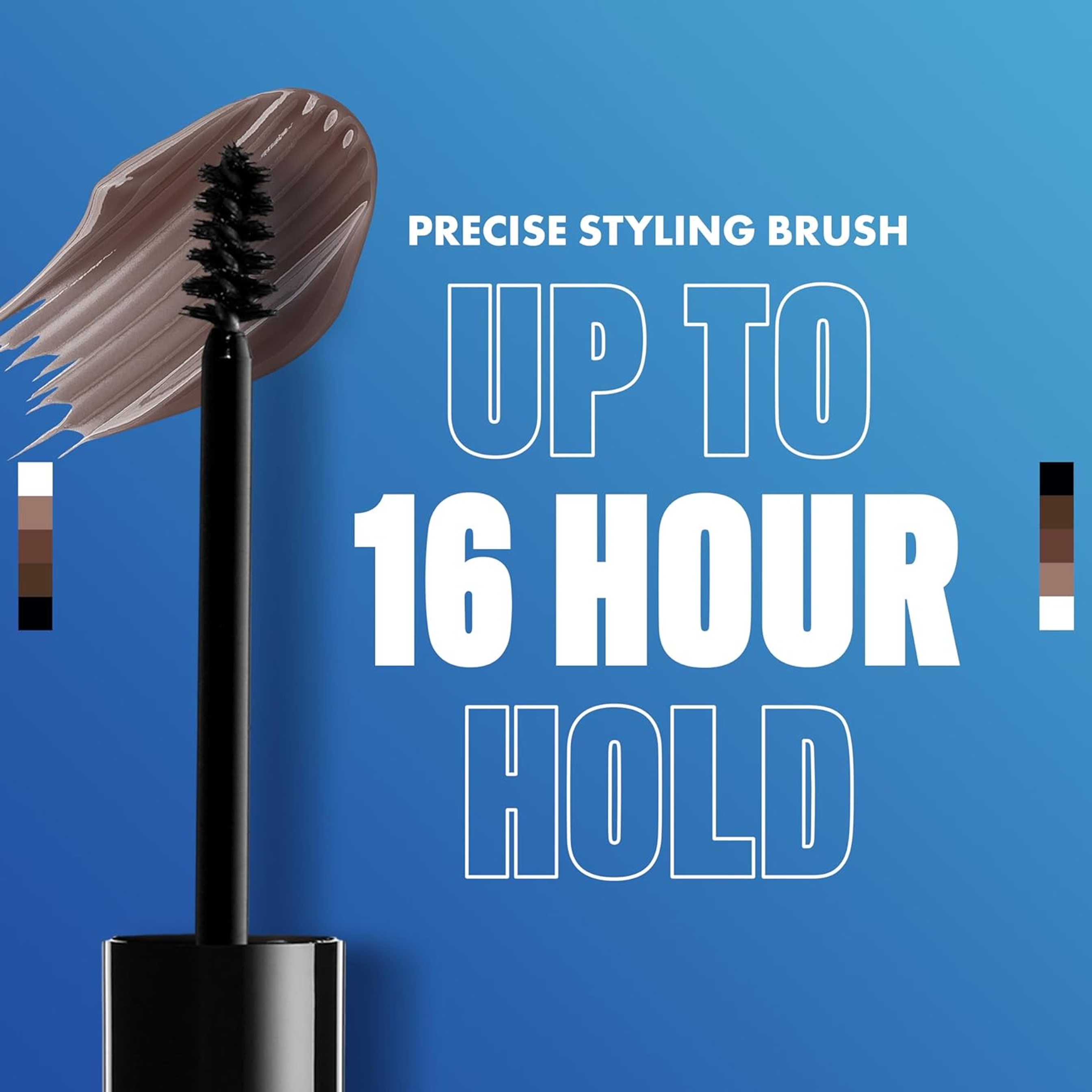 NYX Professional Makeup The Brow Glue, Dark Brown, 0.17 oz - Extreme Hold Eyebrow Gel 2