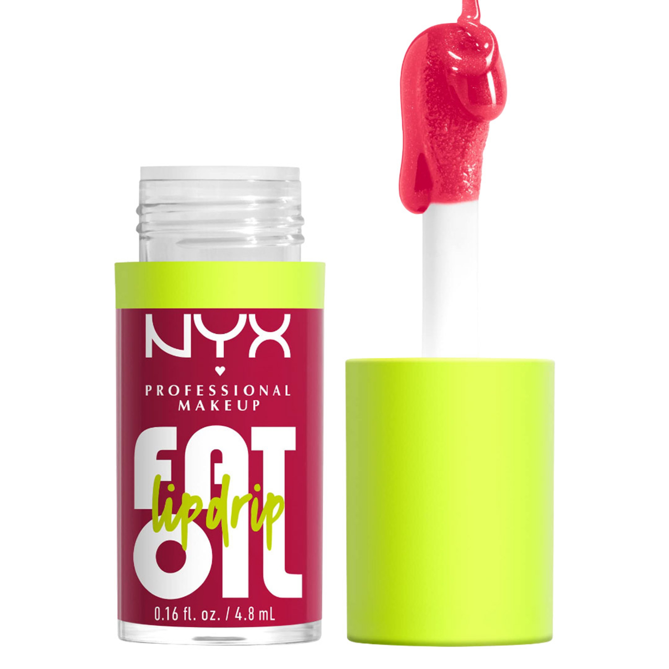 NYX Professional Makeup Fat Oil Lip Drip, Newsfeed, 0.16 fl.oz - Moisturizing Lip Oil Gloss with Up to 12HR Hydration 1