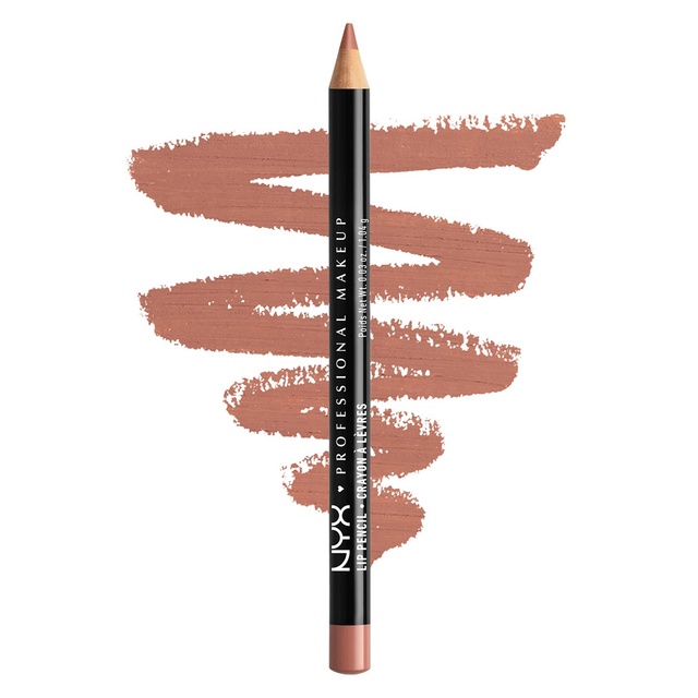 NYX Professional Makeup Slim Lip Pencil, Peakaboo Neutral, 0.03 oz - Long-Lasting Creamy Lip Liner