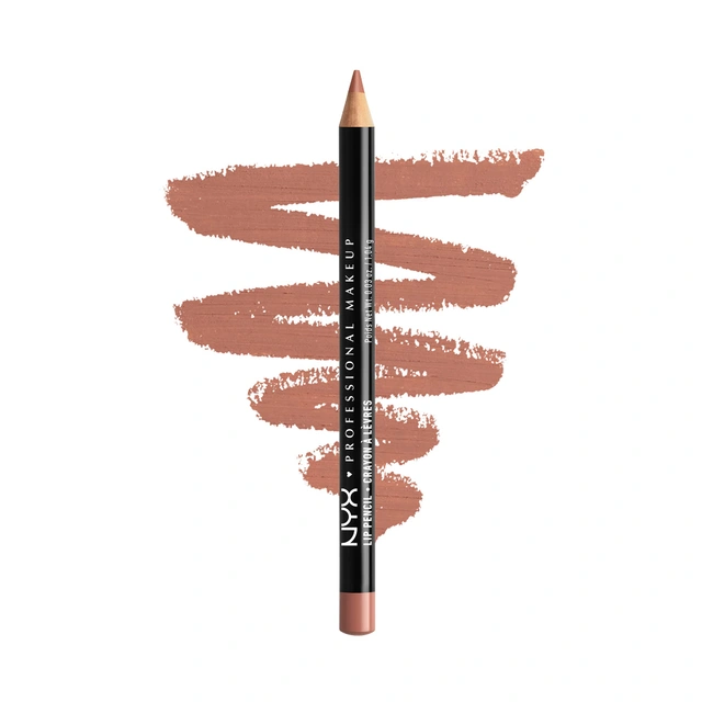 NYX Professional Makeup Slim Lip Pencil, Peakaboo Neutral, 0.03 oz - Long-Lasting Creamy Lip Liner