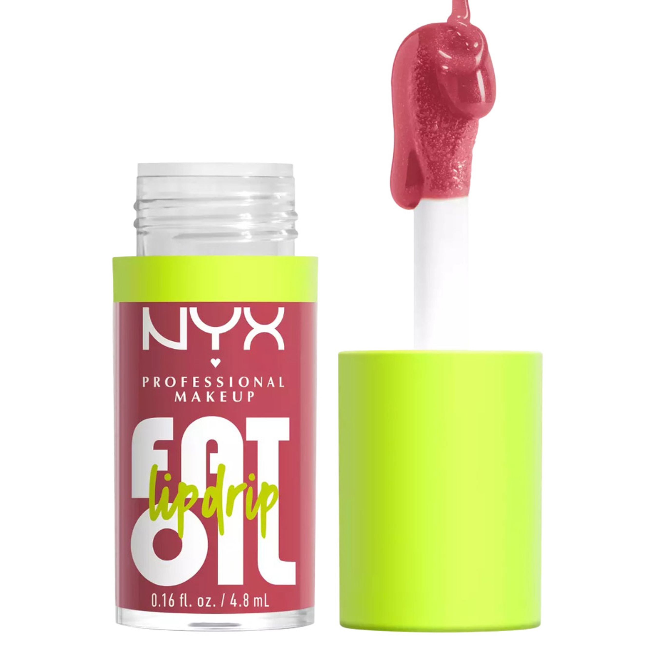 NYX Professional Makeup Fat Oil Lip Drip, Chillin Like a Villain, 0.16 fl.oz - Moisturizing Lip Oil Gloss with Up to 12HR Hydration 1