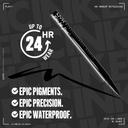 NYX Professional Makeup Epic Ink Waterproof Liquid Eyeliner, Black, 1 Count 2
