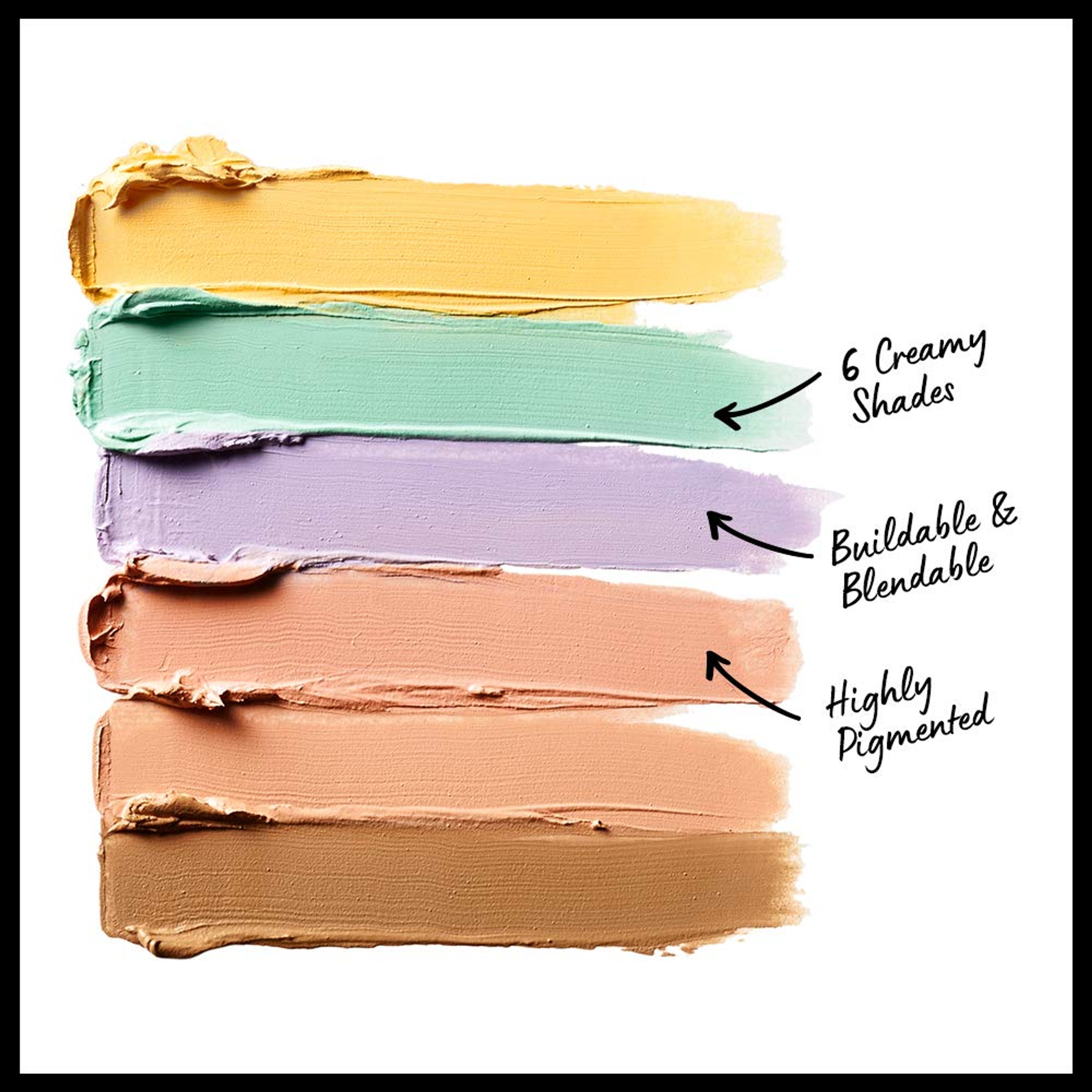 NYX Professional Makeup Color Correcting Palette 0.05 oz - 6 Creamy Concealer Shades for All Skin Types & Tones 2