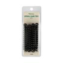 Hotosu Spiral Hair Ties, Black, 4 Count - Secure Hold, Gentle On Hair 1
