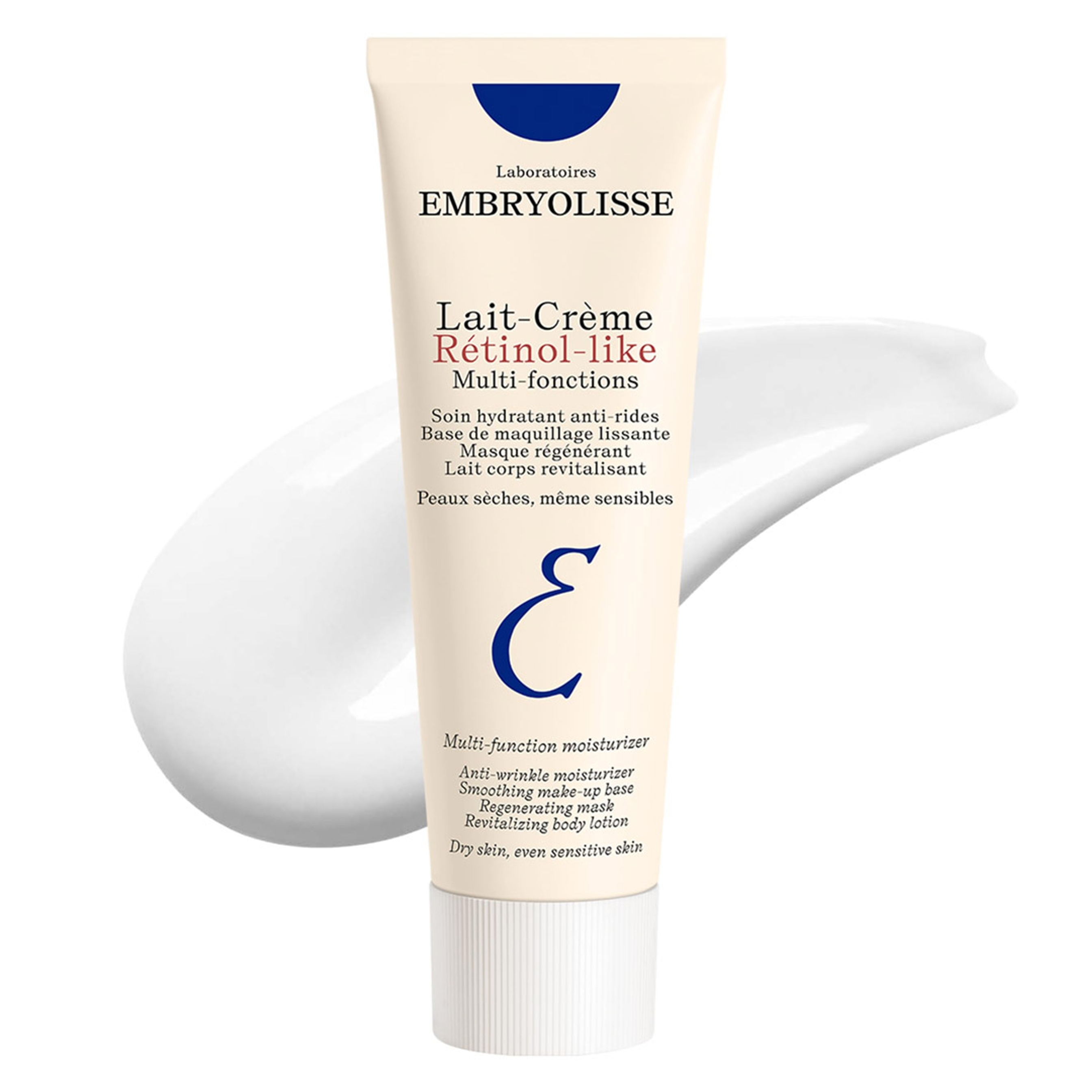 Embryolisse Lait-Crème Retinol-Like 2.54 fl.oz - Anti-Aging Moisturizer, Reduces Fine Lines & Wrinkles for Sensitive Skin 1