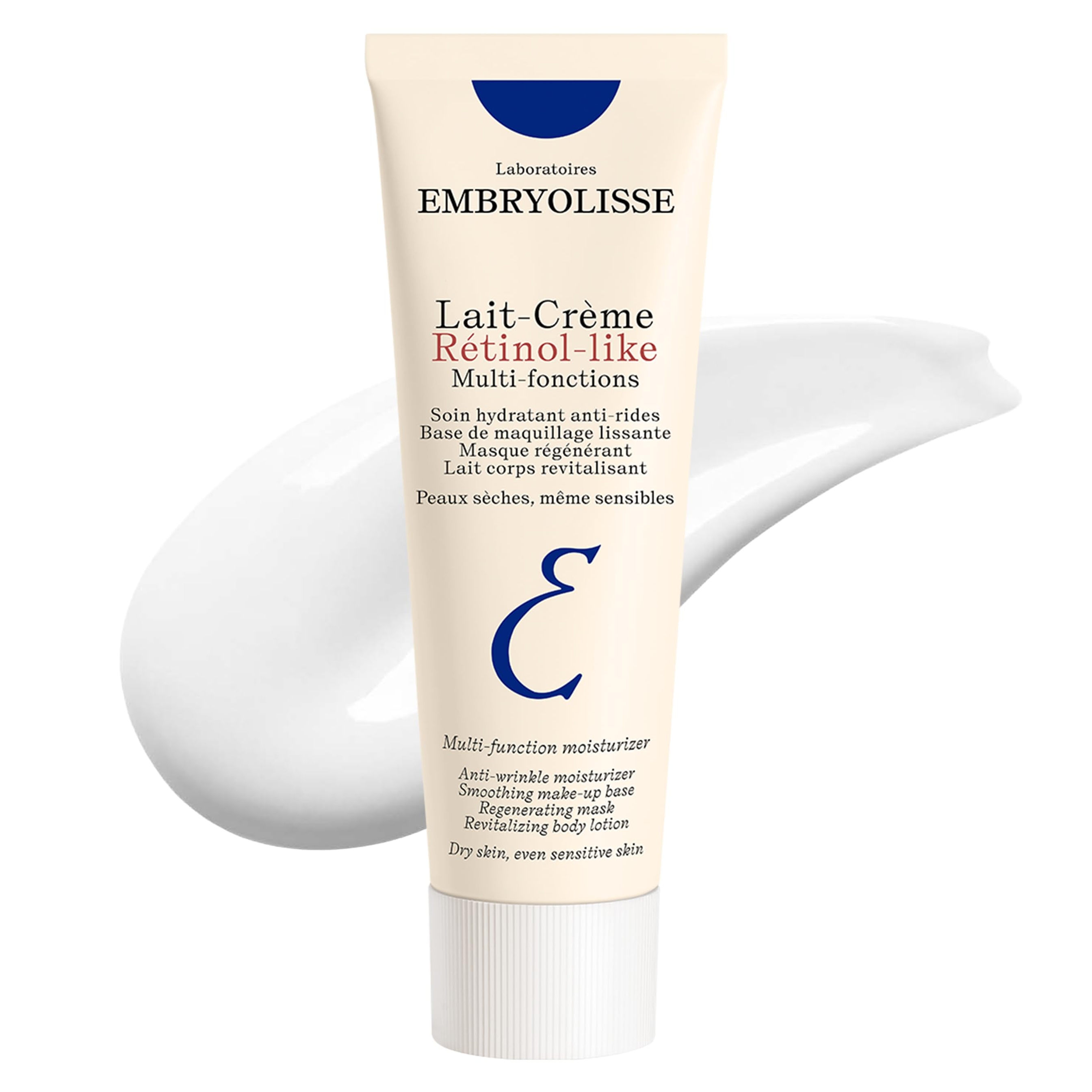Embryolisse Lait-Crème Retinol-Like 2.54 fl.oz - Anti-Aging Moisturizer, Reduces Fine Lines & Wrinkles for Sensitive Skin 1