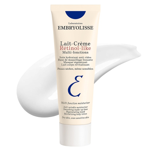 Embryolisse Lait-Crème Retinol-Like 2.54 fl.oz - Anti-Aging Moisturizer, Reduces Fine Lines & Wrinkles for Sensitive Skin