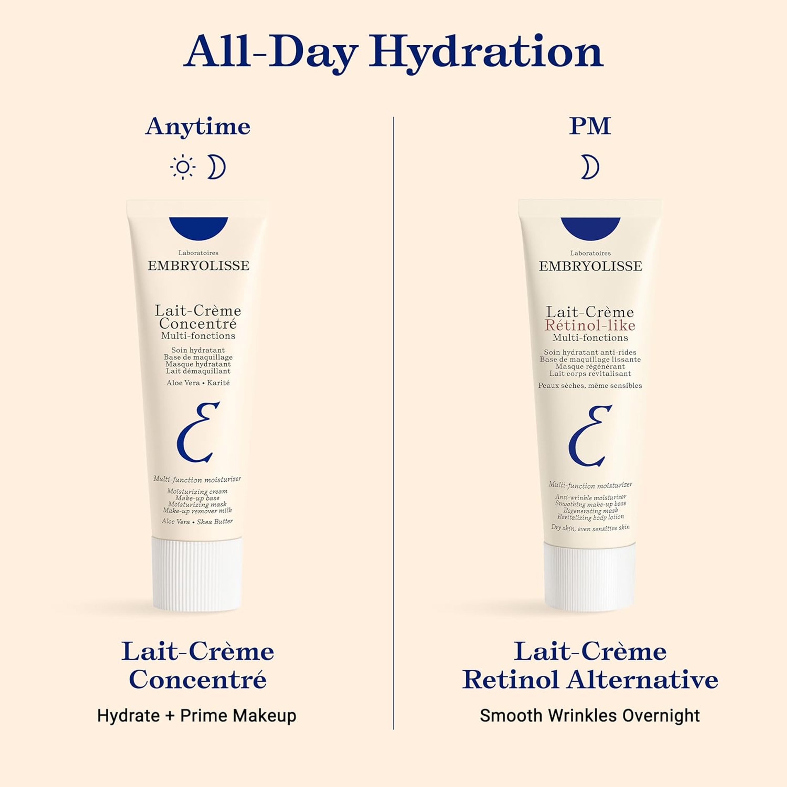 Embryolisse Lait-Crème Retinol-Like 2.54 fl.oz - Anti-Aging Moisturizer, Reduces Fine Lines & Wrinkles for Sensitive Skin 7