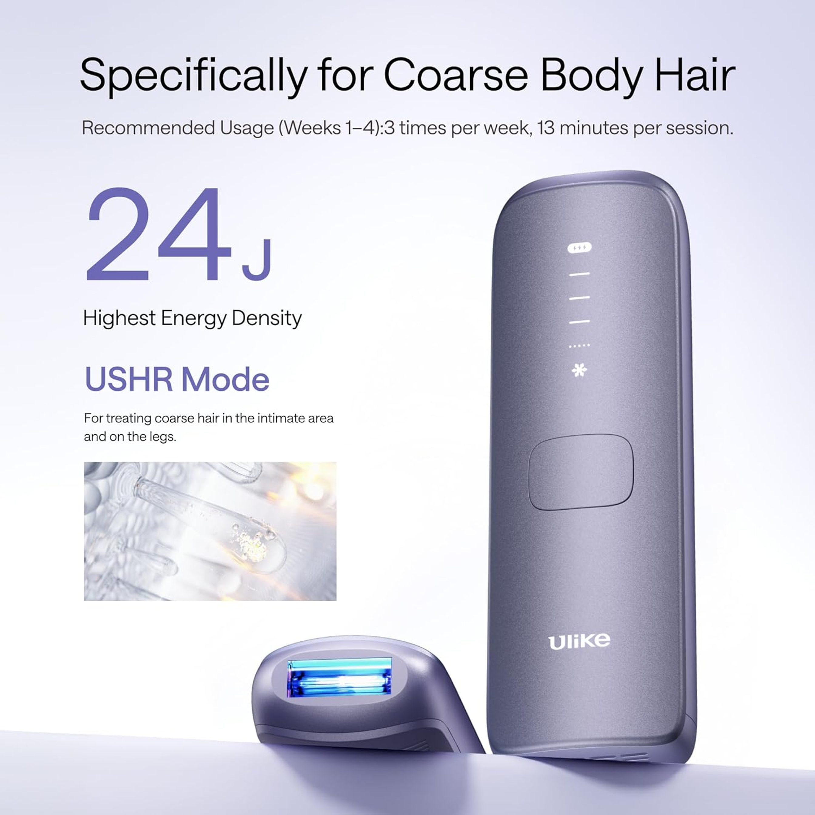 Ulike Air 4 IPL Laser Hair Removal Device - Ice Cool and Permanent Hair Reduction for Women & Men 4