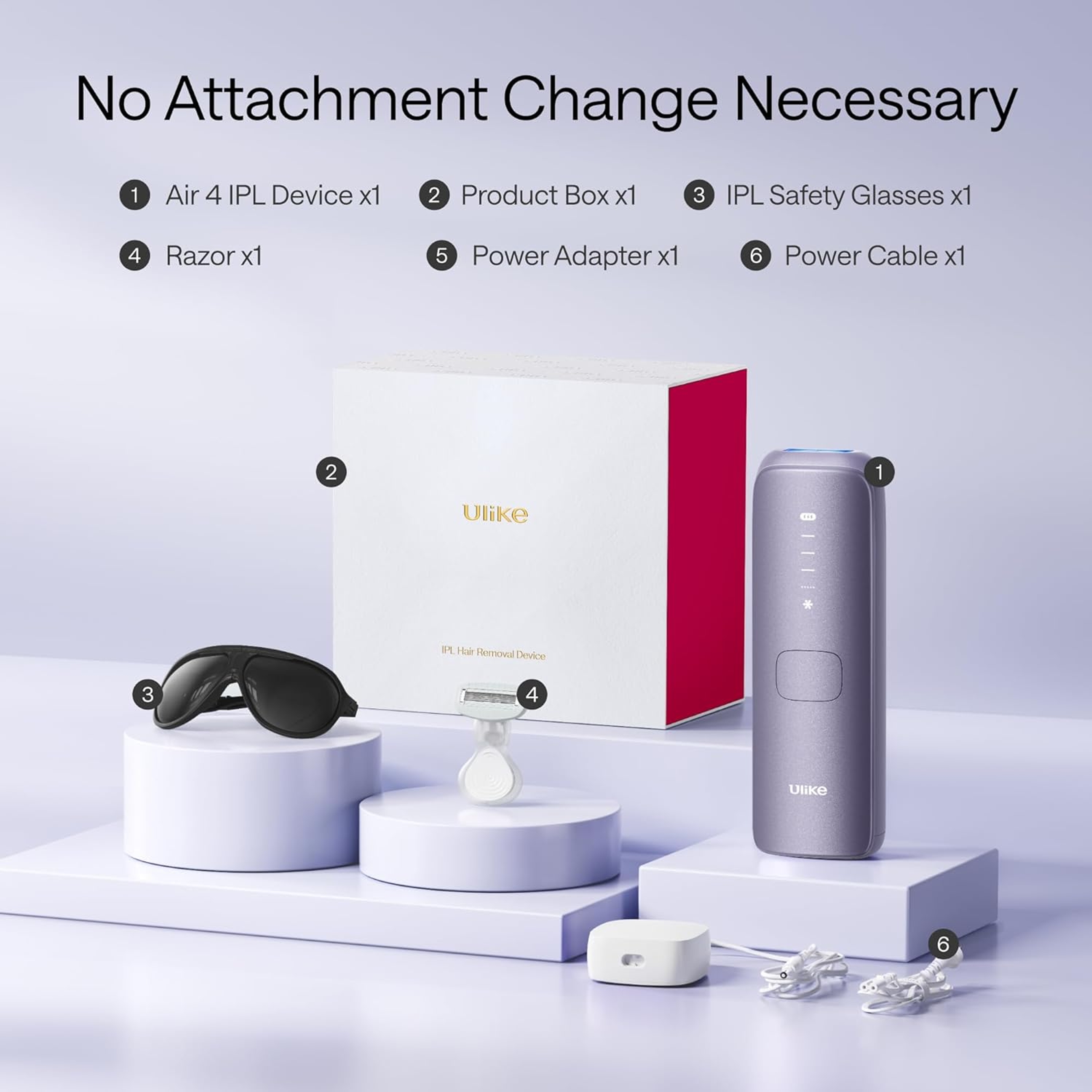 Ulike Air 4 IPL Laser Hair Removal Device - Ice Cool and Permanent Hair Reduction for Women & Men 6