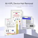 Ulike Air 4 IPL Laser Hair Removal Device - Ice Cool and Permanent Hair Reduction for Women & Men 8