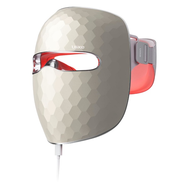 Ulike ReGlow LED Light Therapy Mask, Champagne Gold, 1 Count - Infrared Light Therapy for Face