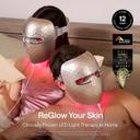 Ulike ReGlow LED Light Therapy Mask, Champagne Gold, 1 Count - Infrared Light Therapy for Face 2