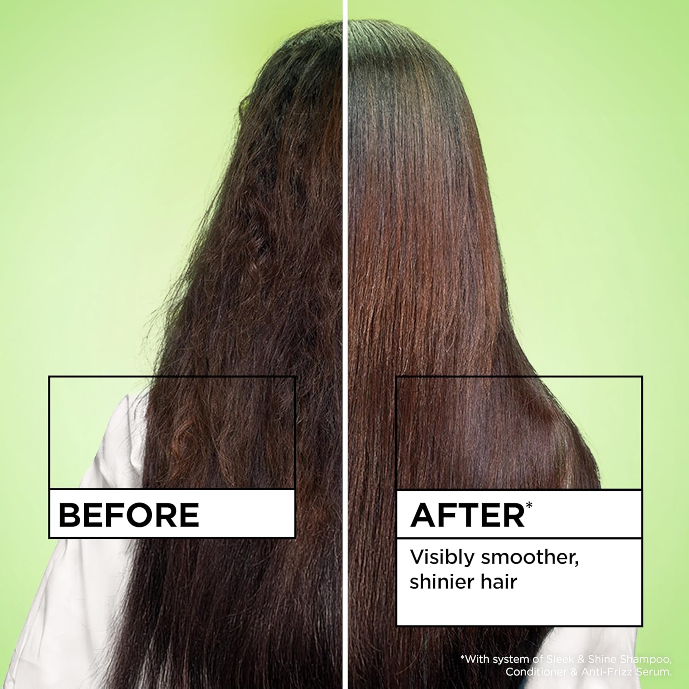 Garnier Fructis Sleek & Shine Anti-Frizz Serum 5.1 fl.oz - Leave-In Argan Oil Infused Formula for Frizzy & Dry Hair 4
