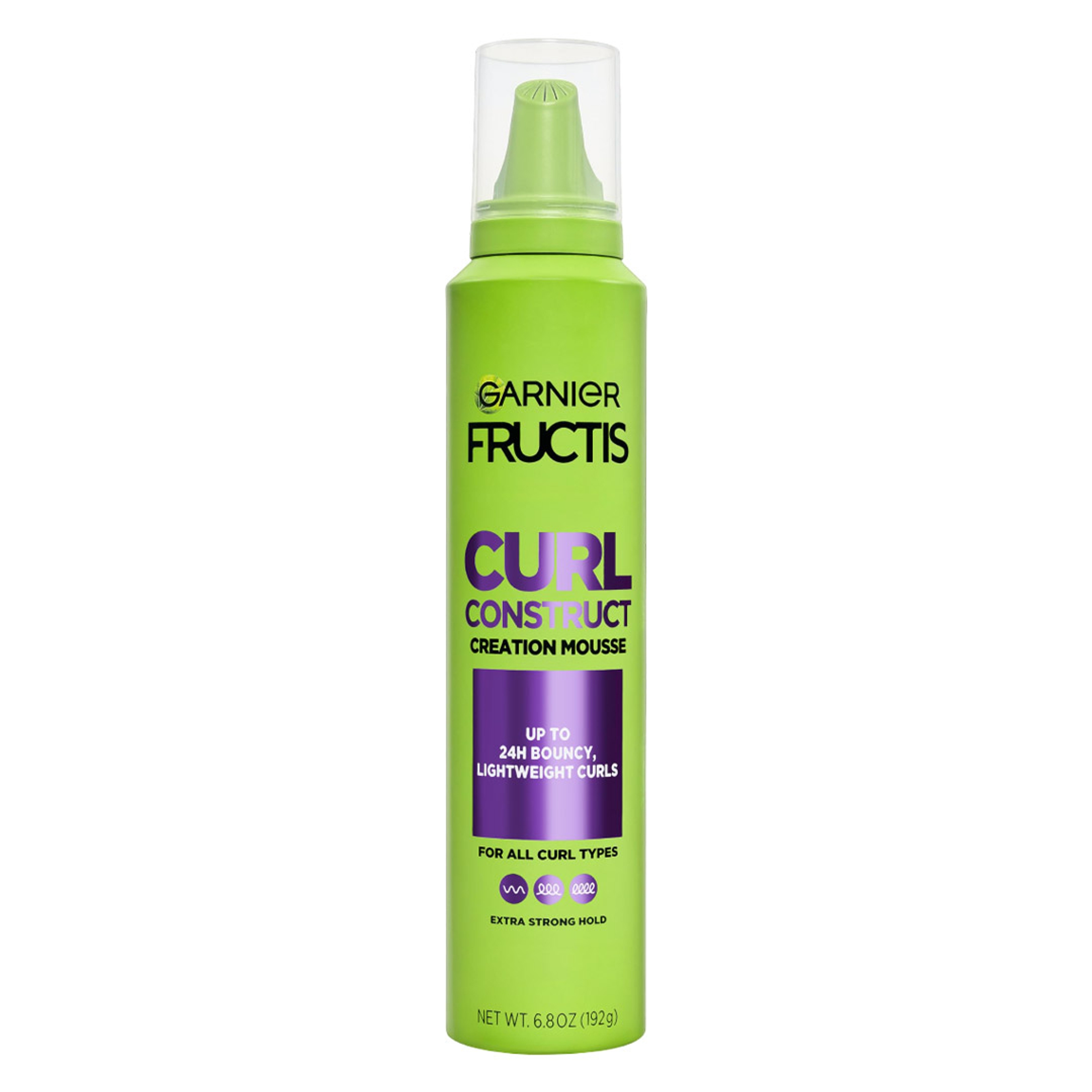 Garnier Fructis Curl Construct Creation Mousse 6.8 oz - Long-Lasting Hold for All Curl Types 1