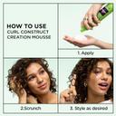 Garnier Fructis Curl Construct Creation Mousse 6.8 oz - Long-Lasting Hold for All Curl Types 5