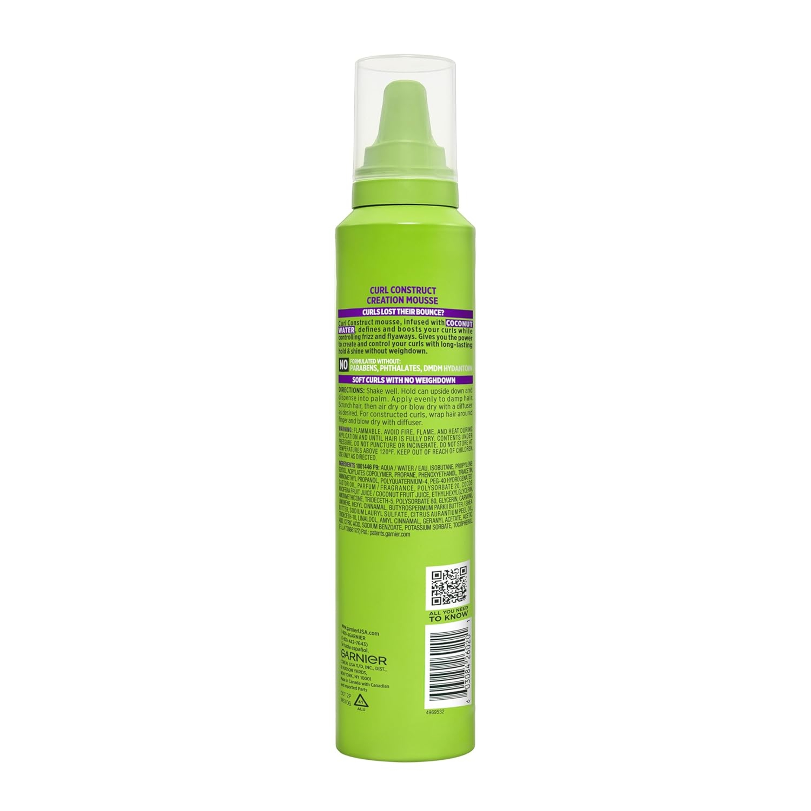 Garnier Fructis Curl Construct Creation Mousse 6.8 oz - Long-Lasting Hold for All Curl Types 11