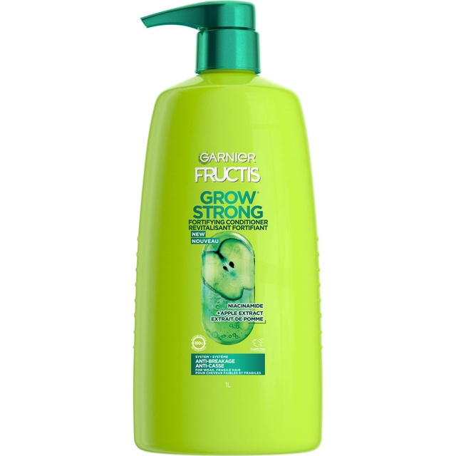 Garnier Fructis Grow Strong Conditioner - Fortifying, Anti-breakage Conditioner for Weak, Fragile Hair 33.8 fl.oz