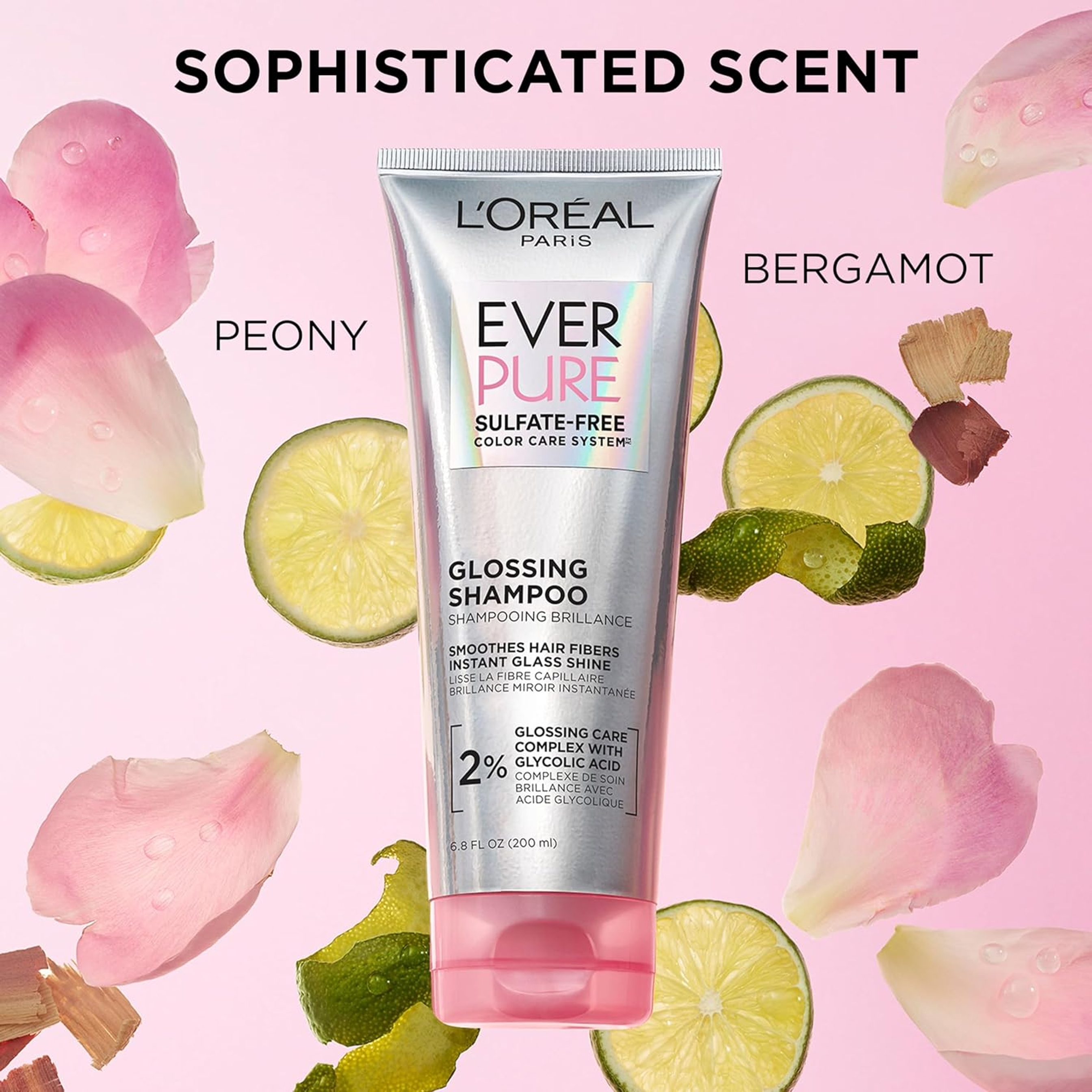 L'Oreal Paris EverPure Sulfate-Free Glossing 5-Min Lamination Hair Mask 5.1 fl.oz - Rinse-Off Treatment for Shiny Hair 5