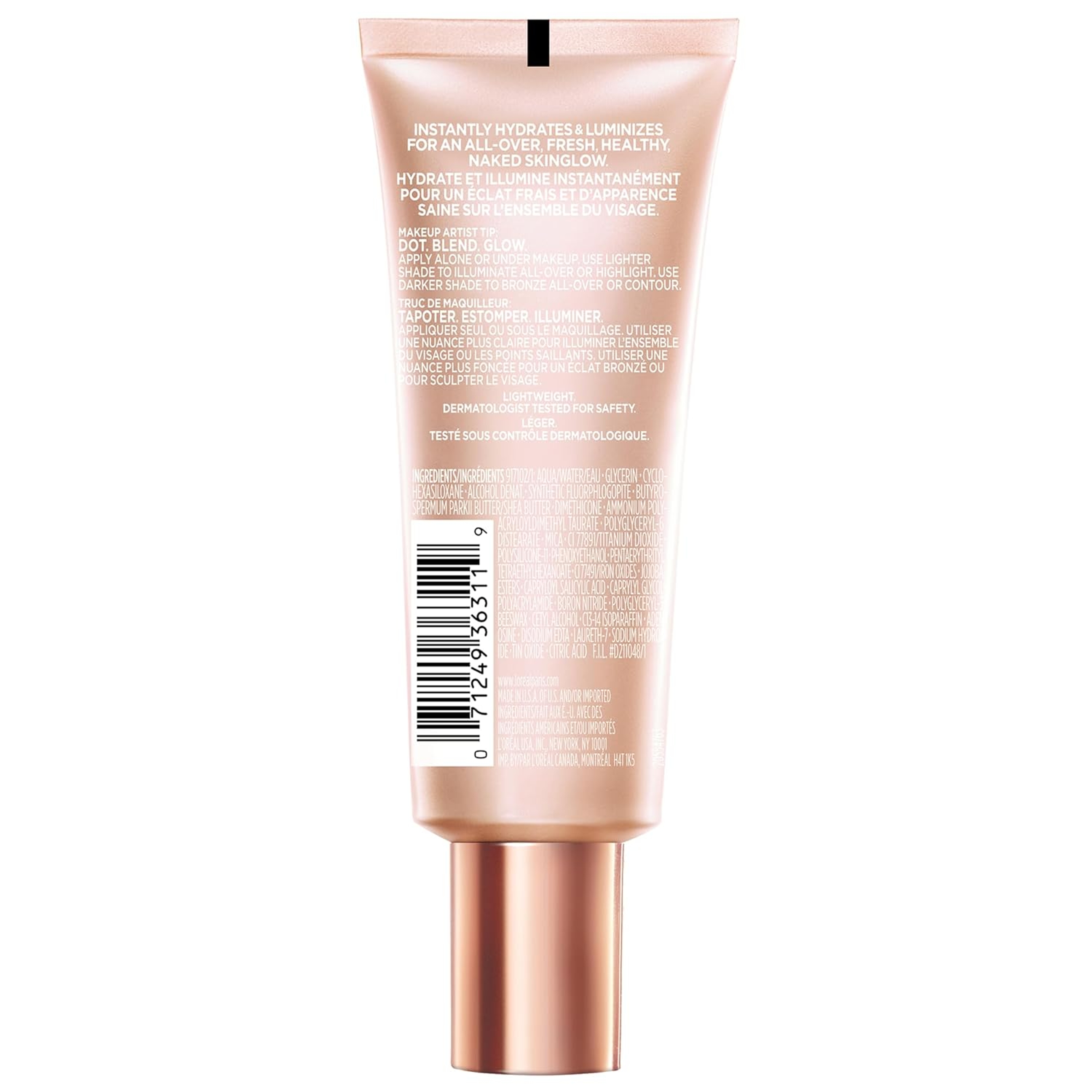 L'Oreal Paris True Match Lumi Glotion, 902 Light Glow, 1.35 fl.oz - Natural Glow Enhancer for a Sun-Kissed Glow 10