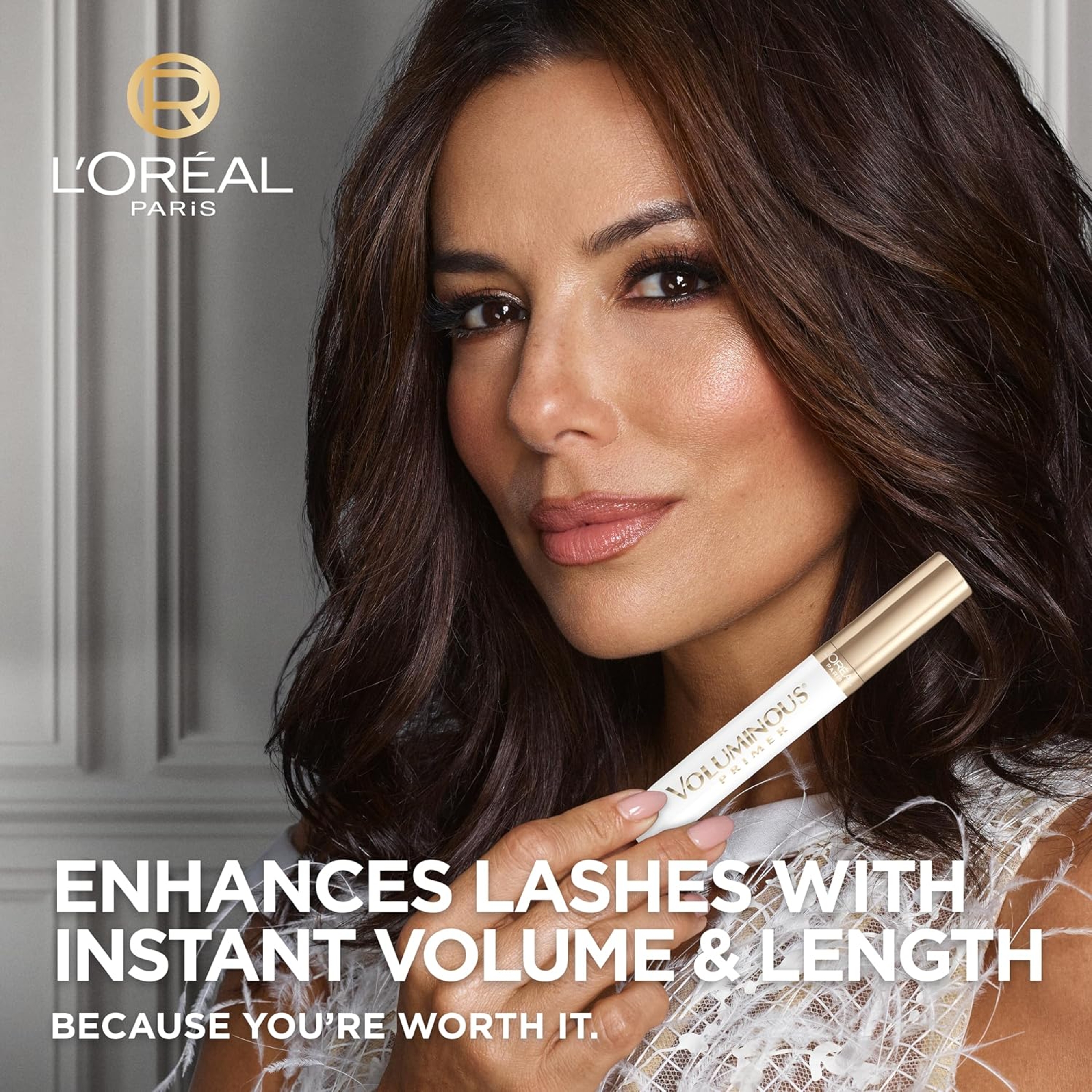 L'Oreal Paris Voluminous Lash Primer 0.24 fl.oz - Boosting Conditioning White Primer Mascara 4