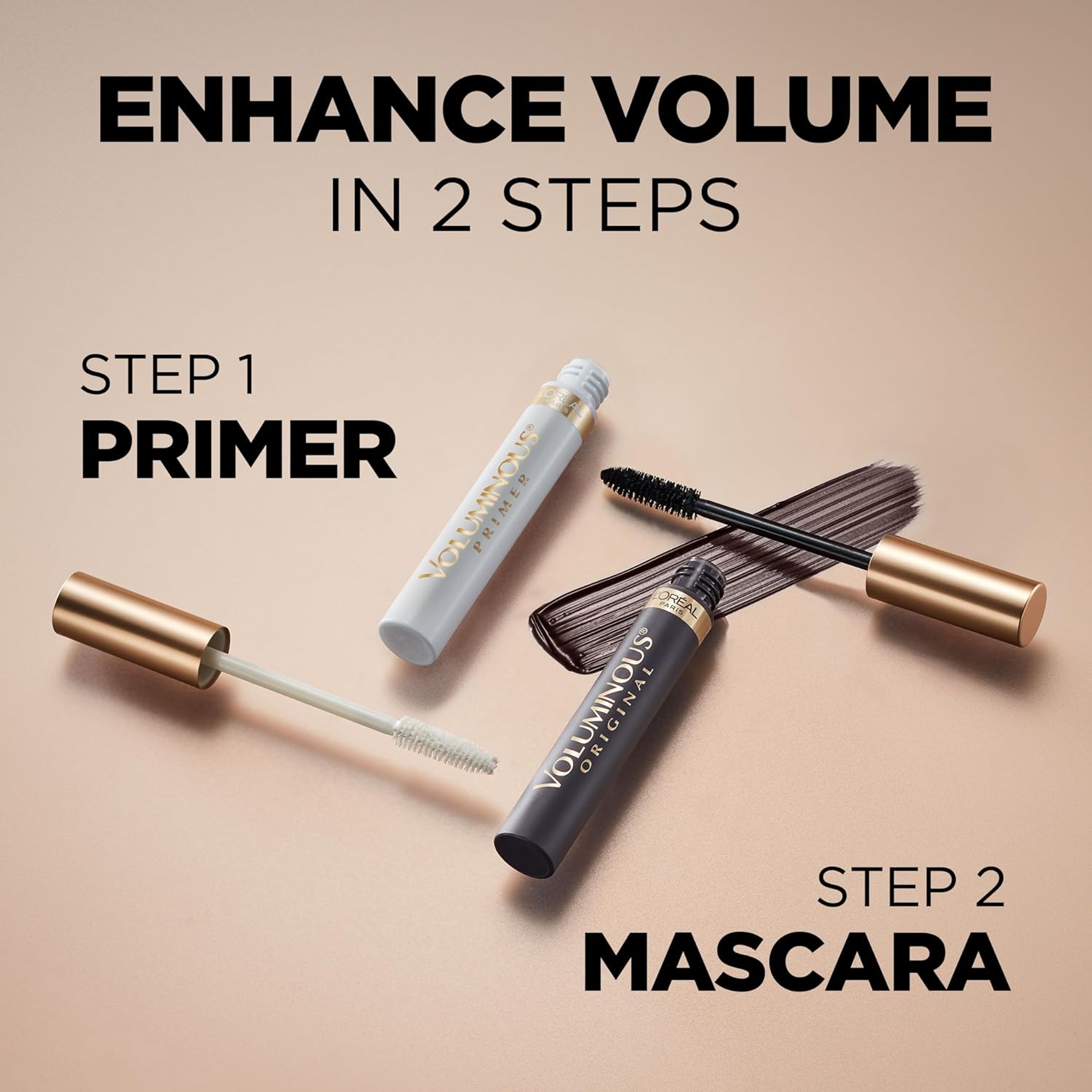 L'Oreal Paris Voluminous Lash Primer 0.24 fl.oz - Boosting Conditioning White Primer Mascara 5